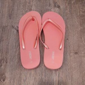 Pink ardene size medium flip flops